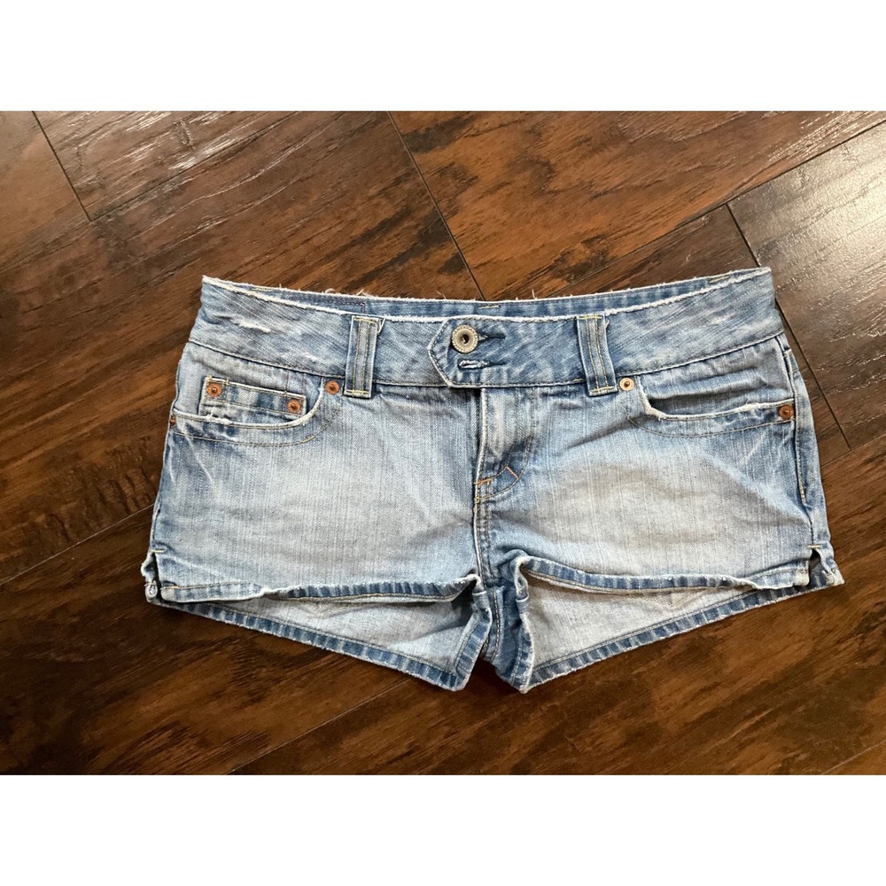 Vintage Y2K American Eagle Micro Jean Shorts Size 4